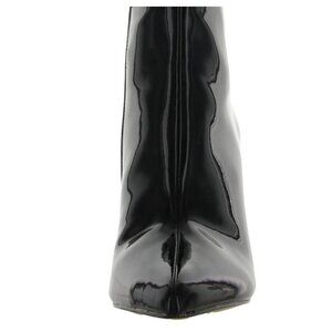 Calvin Klein Black Patent Leather Boots Sz 6.5